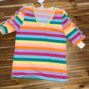 5/$25 NWT Striped Shirt